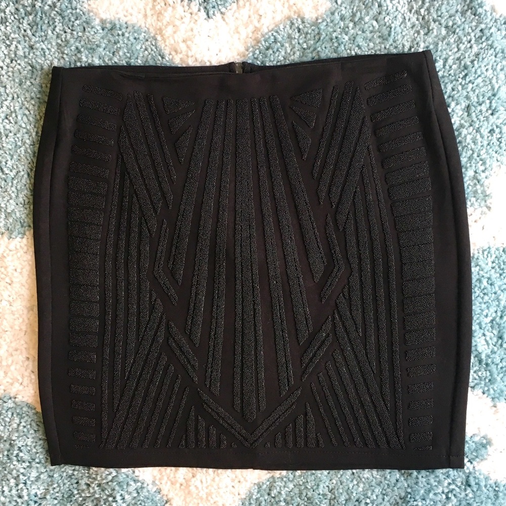 Beaded Mini Skirt